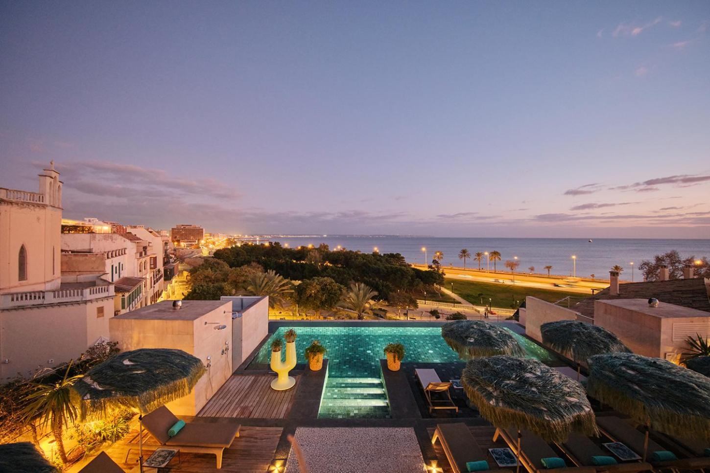 El Llorenc Parc De La Mar - Adults Only Πάλμα ντε Μαγιόρκα Εξωτερικό φωτογραφία View of the sea from the hotel